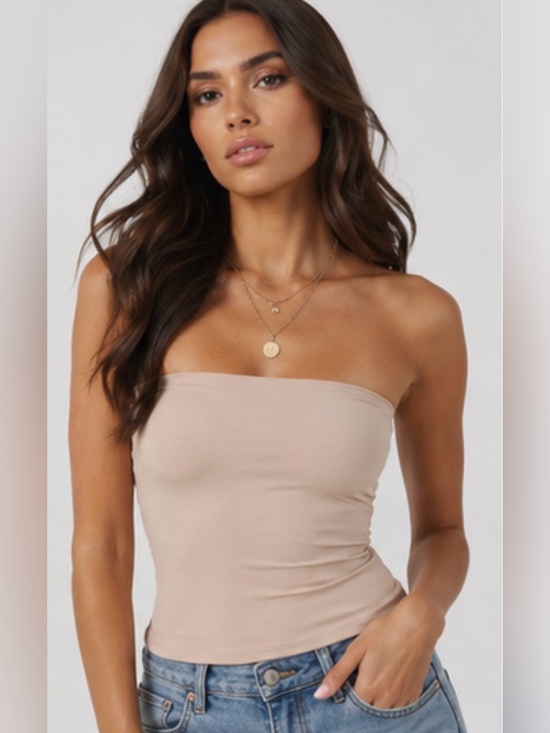 Private Label Tops - NWT- Naked Nude Top